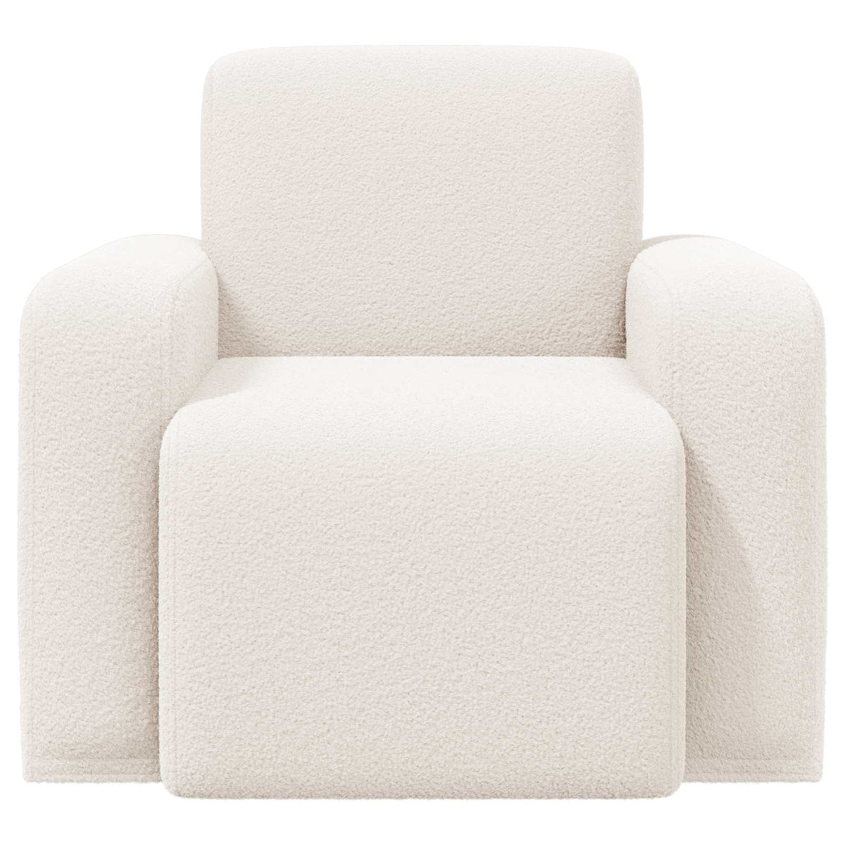 Fotelja Krem Bouclé