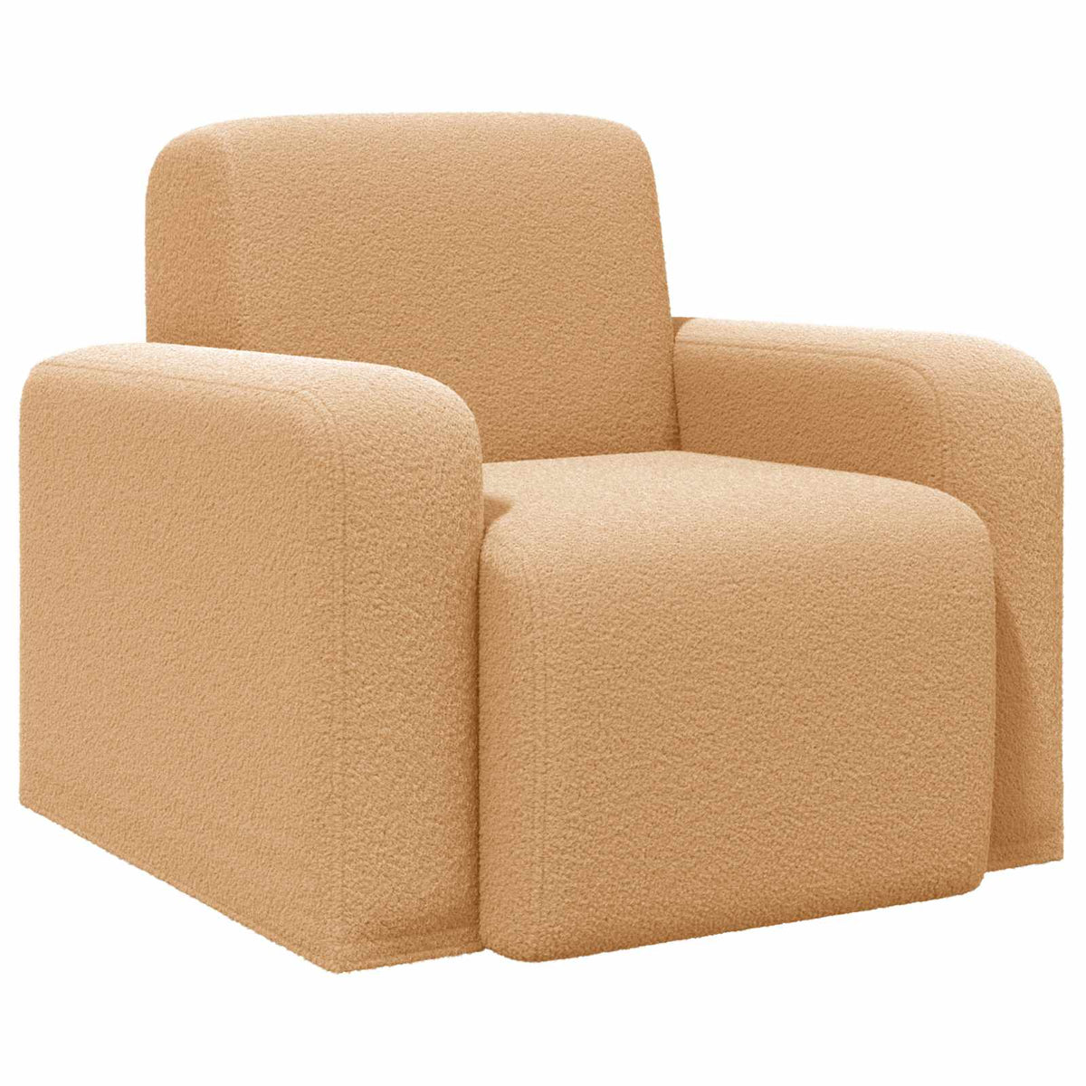 Fotelja Bež Bouclé