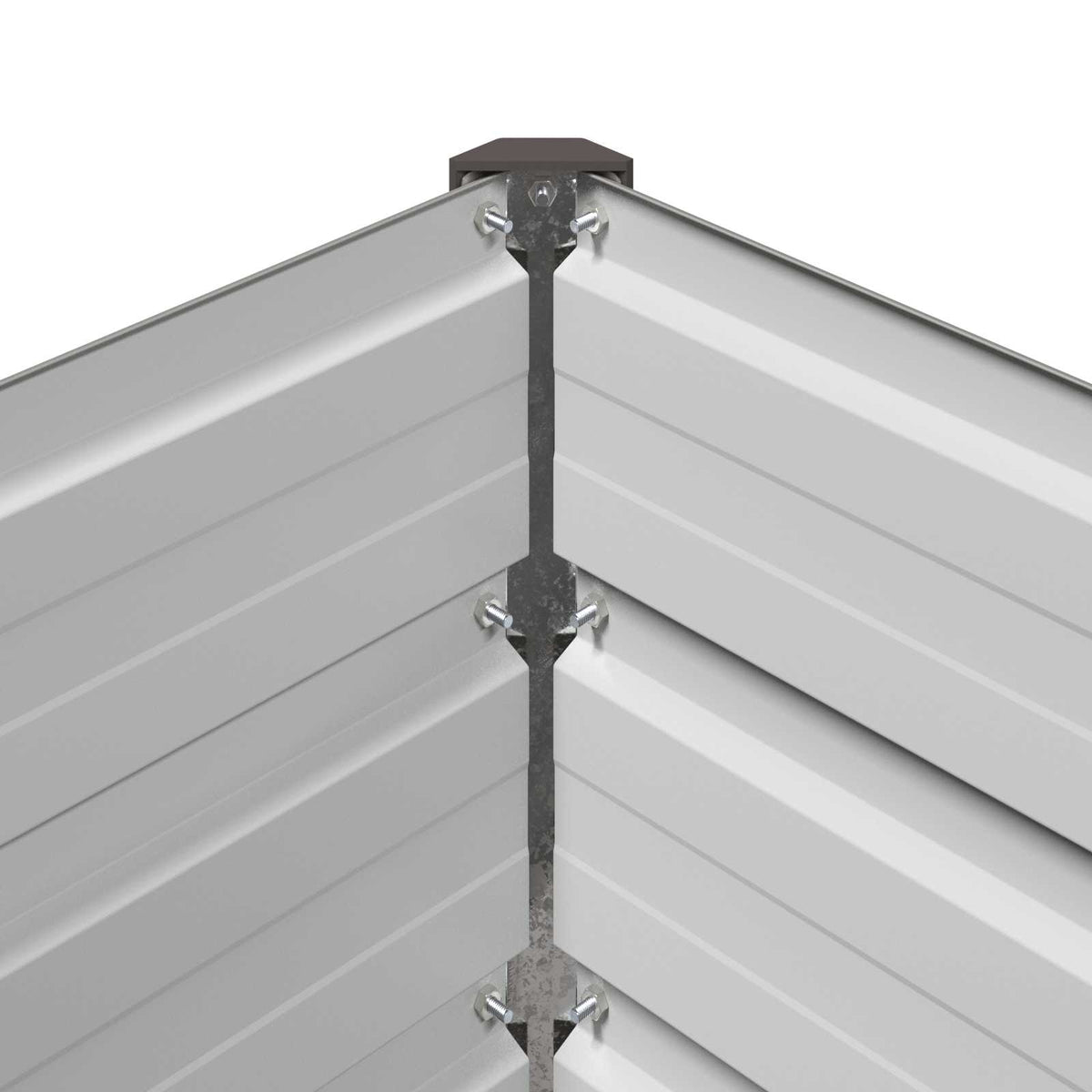 Povišeni vrtni krevet Siva 160 x 80 x 55 cm