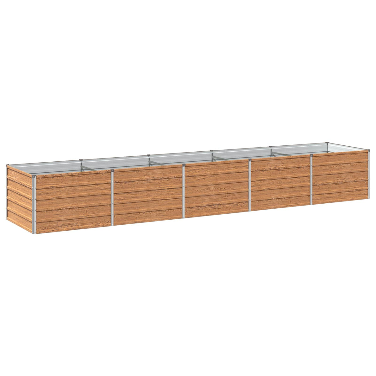 Povišeni vrtni krevet Drvena smeđa 400 x 80 x 55 cm