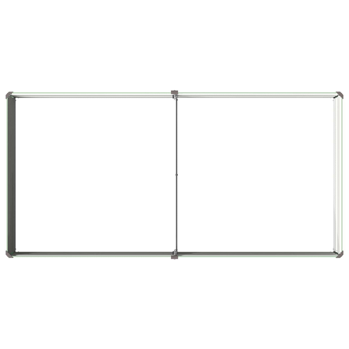 Povišeni vrtni krevet Pastelno zelena 160 x 80 x 24 cm