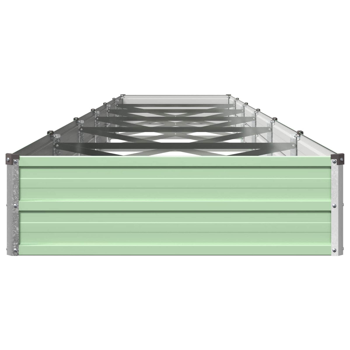 Povišeni vrtni krevet Pastelno zelena 480 x 80 x 24 cm