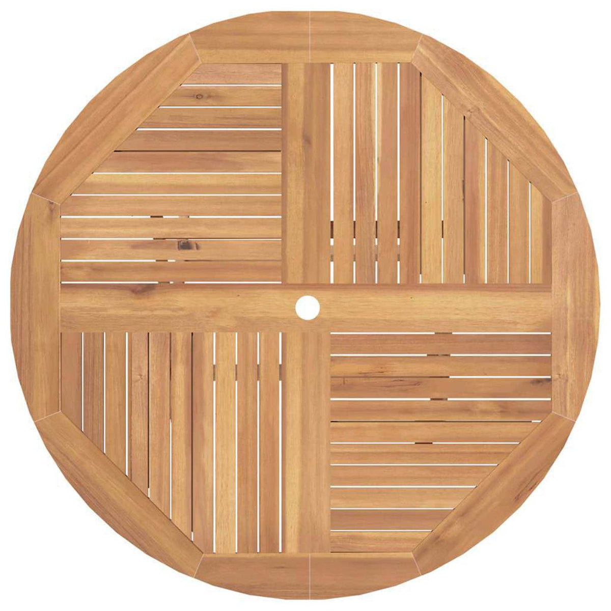 Bistro set za vrt 3 pcs Prirodna Čvrsto teak drvo