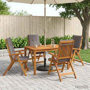 7-Piece Garden Dining Set Čvrsto drvo akacije