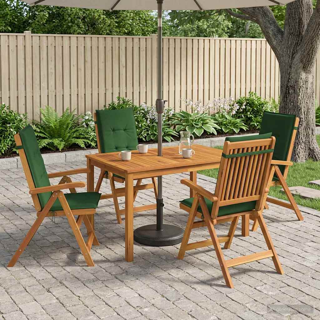 7-Piece Garden Dining Set Čvrsto drvo akacije