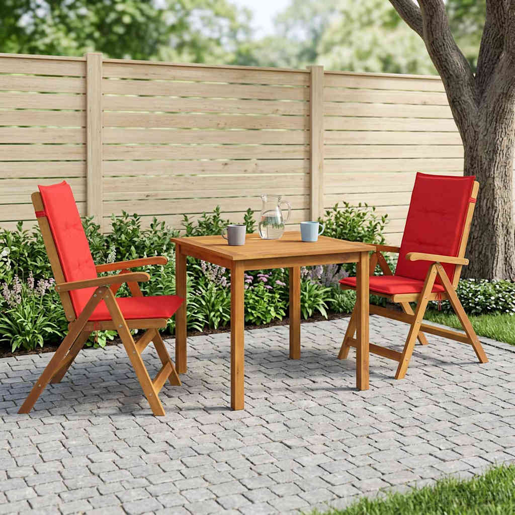 3-dijelni vrtni blagovaonski set 85x85x74 cm od masivnog bagremovog drva