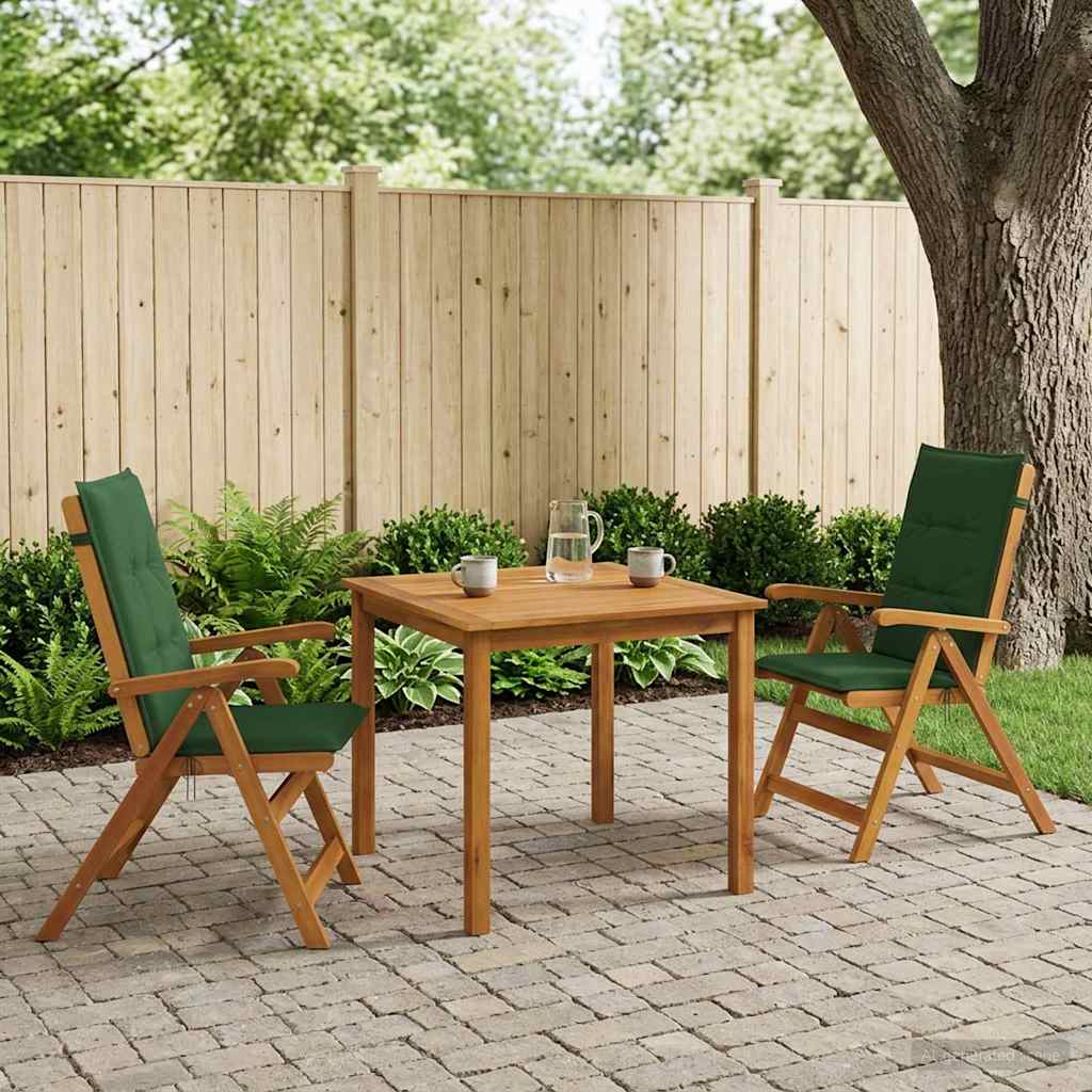 3-dijelni vrtni blagovaonski set 85x85x74 cm od masivnog bagremovog drva
