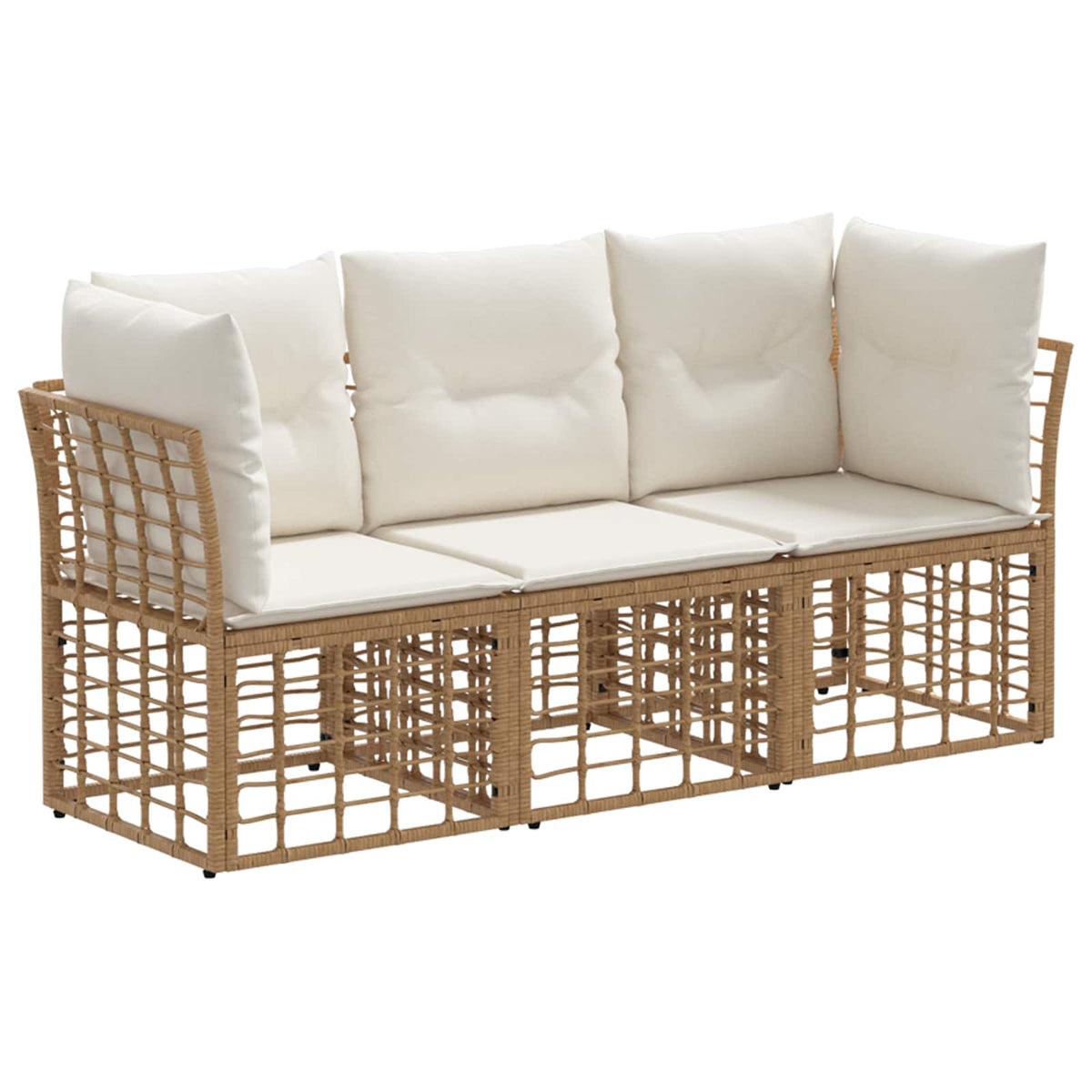Set vanjskih sofa Prirodna Poliester