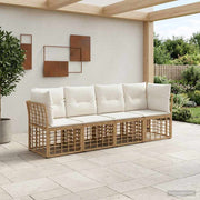Set vanjskih sofa Prirodna Poliester