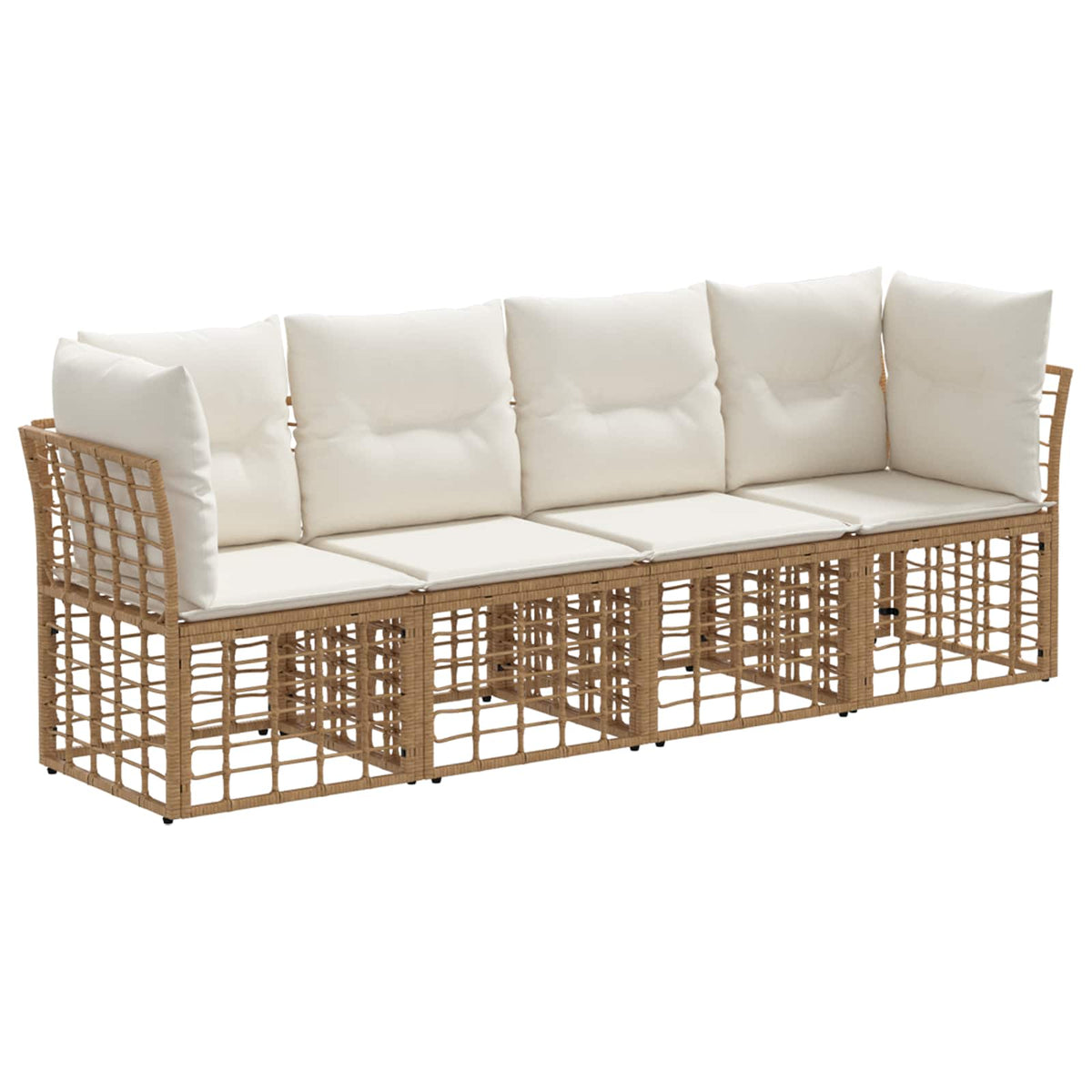 Set vanjskih sofa Prirodna Poliester