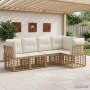 Set vanjskih sofa Prirodna Poliester