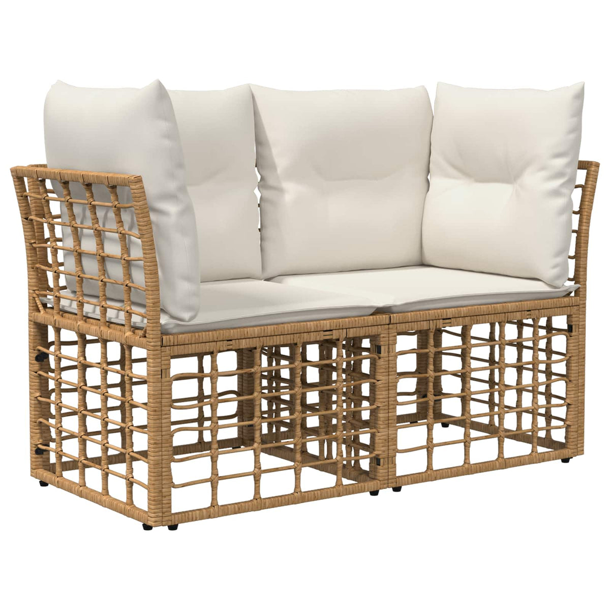 Set vanjskih sofa Prirodna Poliester