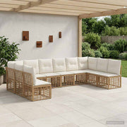 Set vanjskih sofa Prirodna Poliester