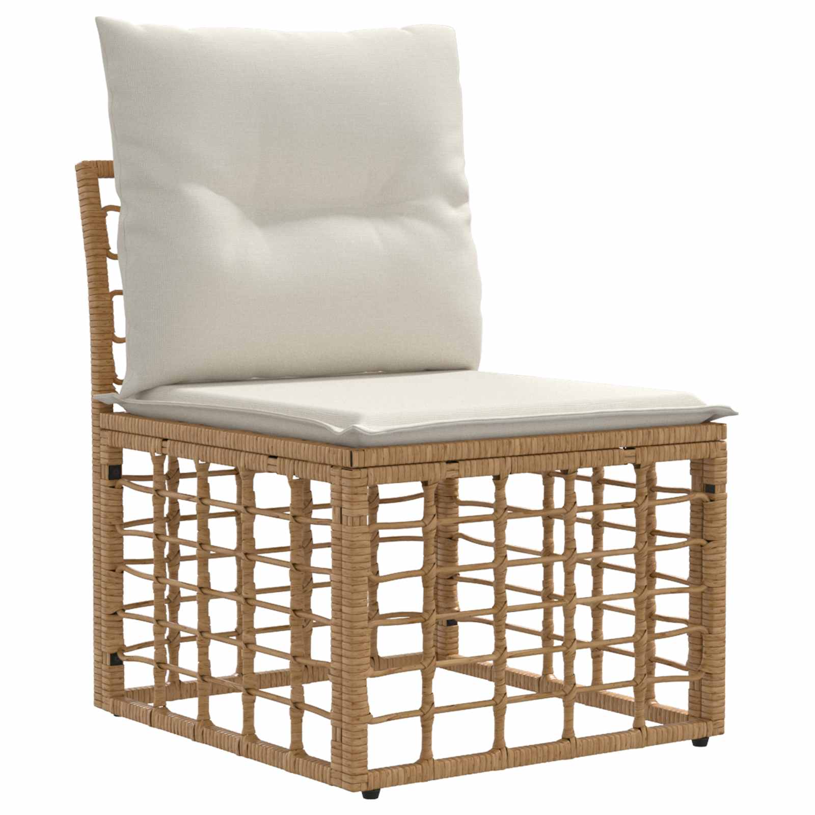 Set vanjskih sofa 12 pcs Prirodna i krema bijela Poliester
