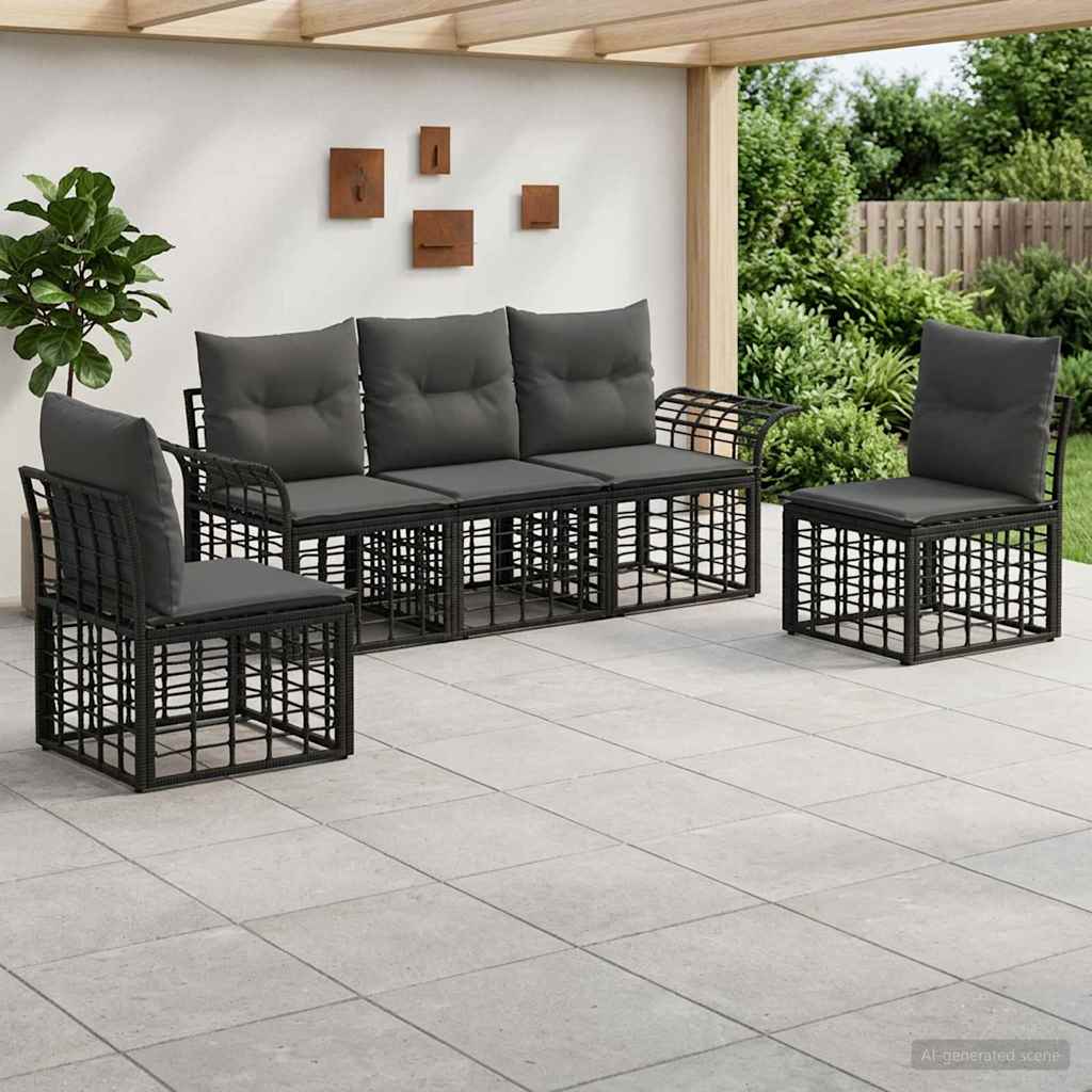 Set vanjskih sofa 6 kom. Poliester