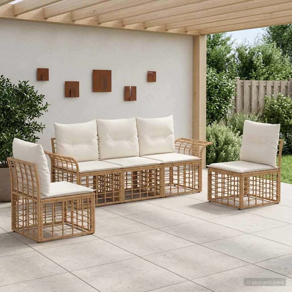 Set vanjskih sofa 6 kom. Poliester