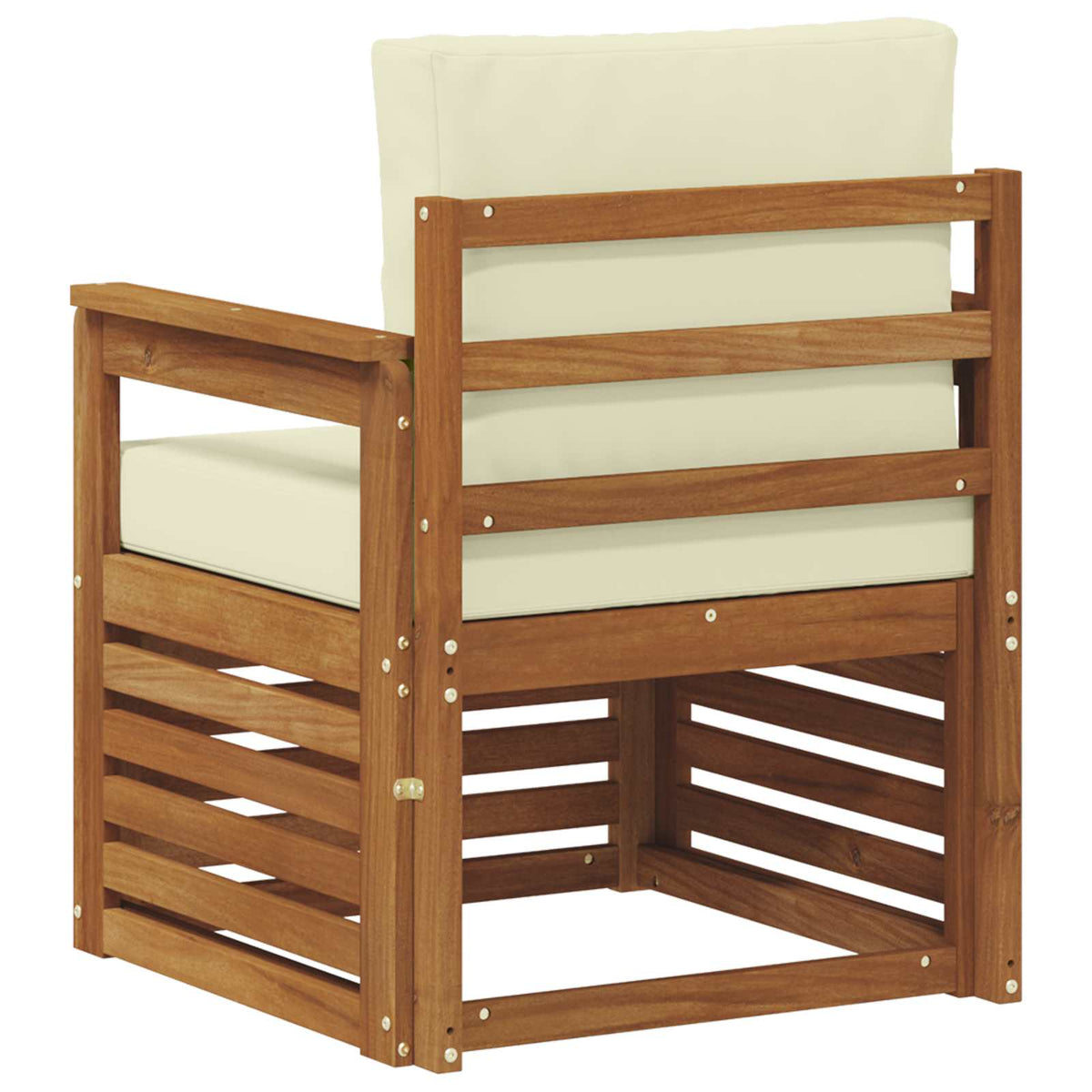 Set vanjskih sofa Čvrsto drvo akacije i poliester