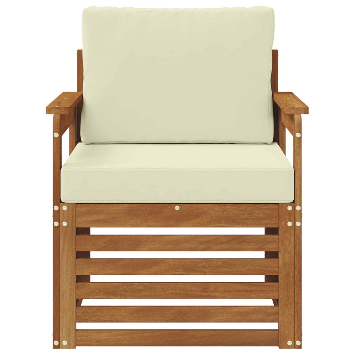 Set vanjskih sofa Čvrsto drvo akacije i poliester