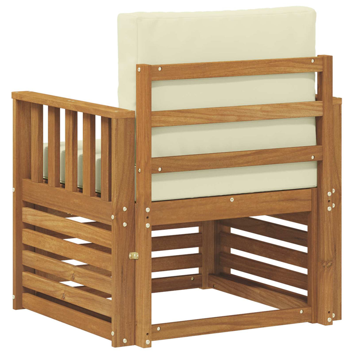 Set vanjskih sofa Čvrsto drvo akacije i poliester