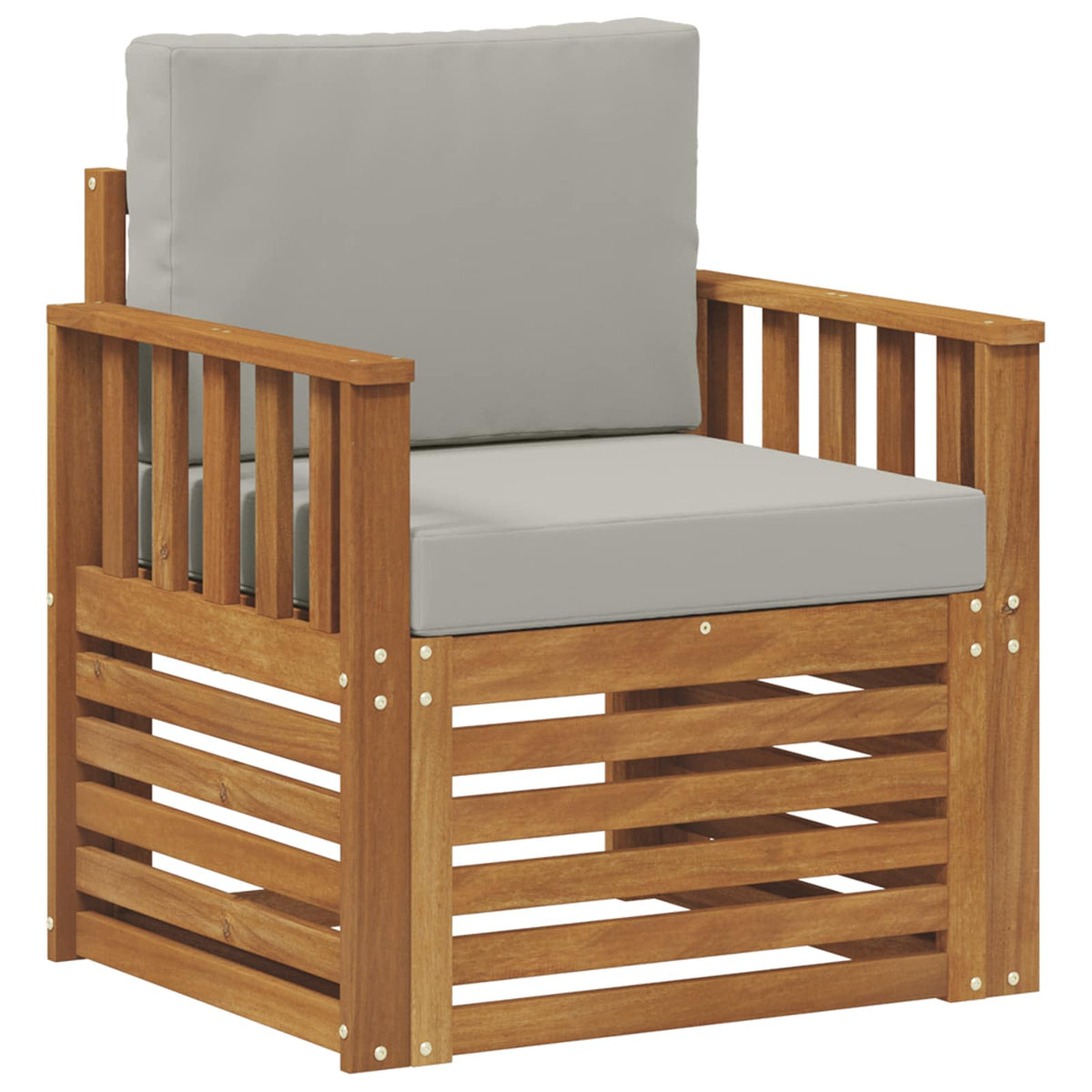 Set vanjskih sofa Čvrsto drvo akacije i poliester