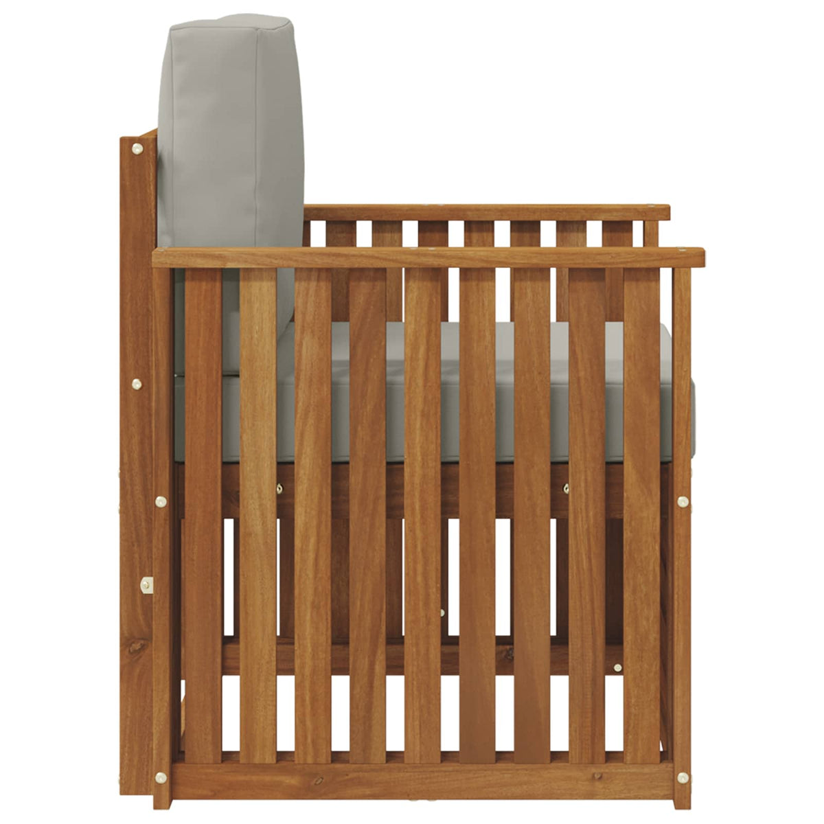 Set vanjskih sofa Čvrsto drvo akacije i poliester
