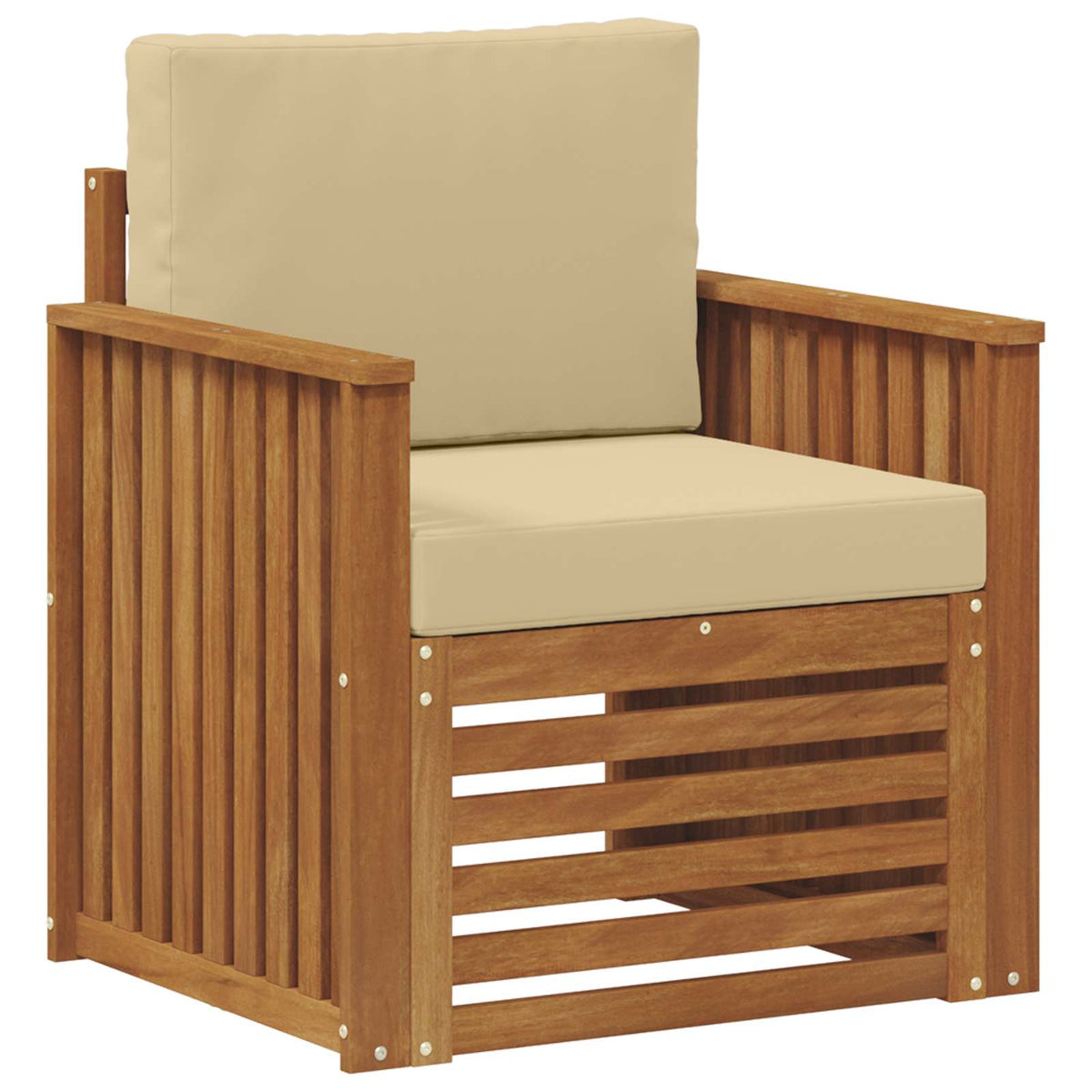 Set vanjskih sofa Čvrsto drvo akacije i poliester