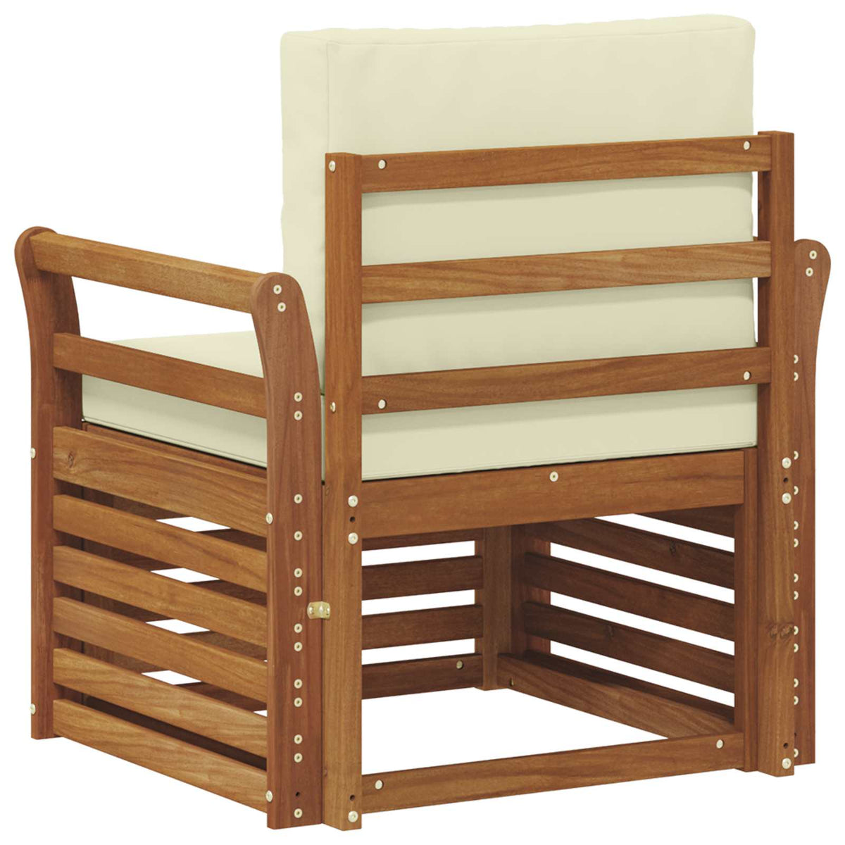 Set vanjskih sofa Čvrsto drvo akacije i poliester