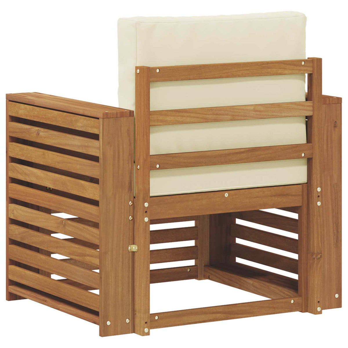 Set vanjskih sofa Čvrsto drvo akacije i poliester