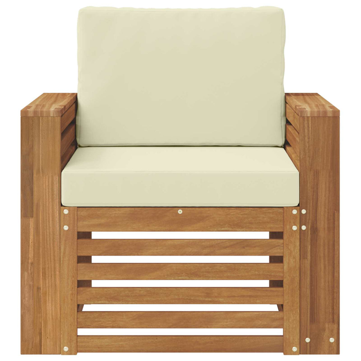 Set vanjskih sofa Čvrsto drvo akacije i poliester