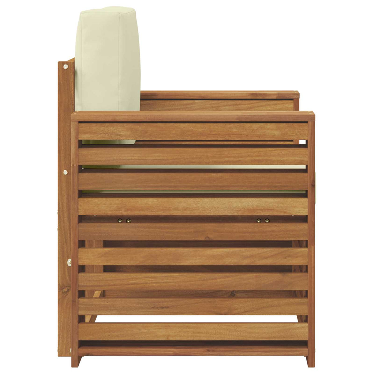 Set vanjskih sofa Čvrsto drvo akacije i poliester