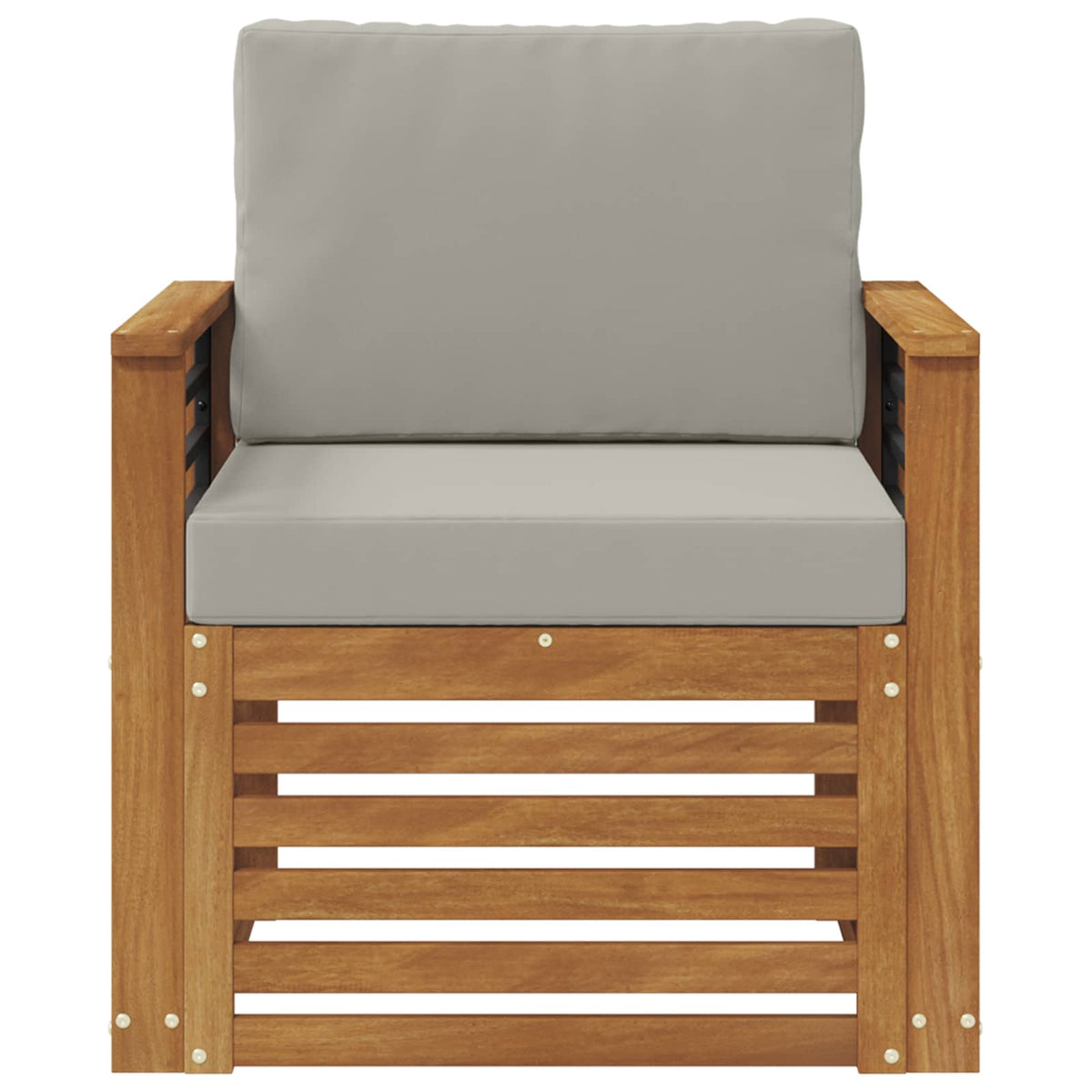 Set vanjskih sofa Čvrsto drvo akacije i poliester