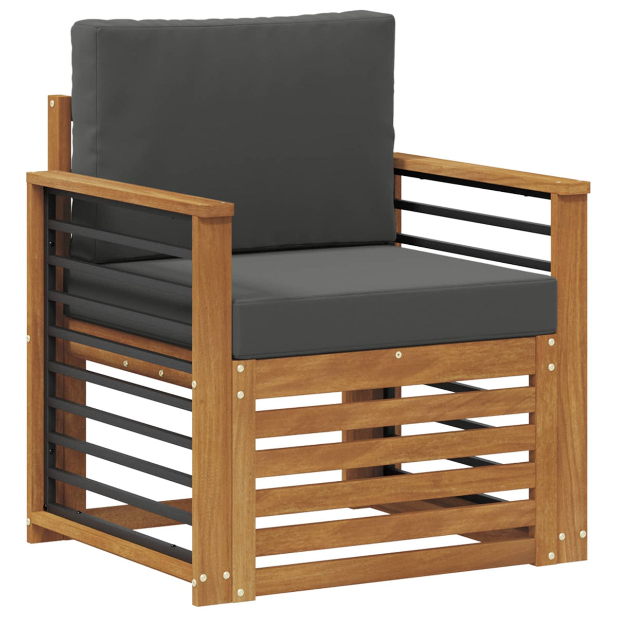 Set vanjskih sofa Čvrsto drvo akacije i poliester