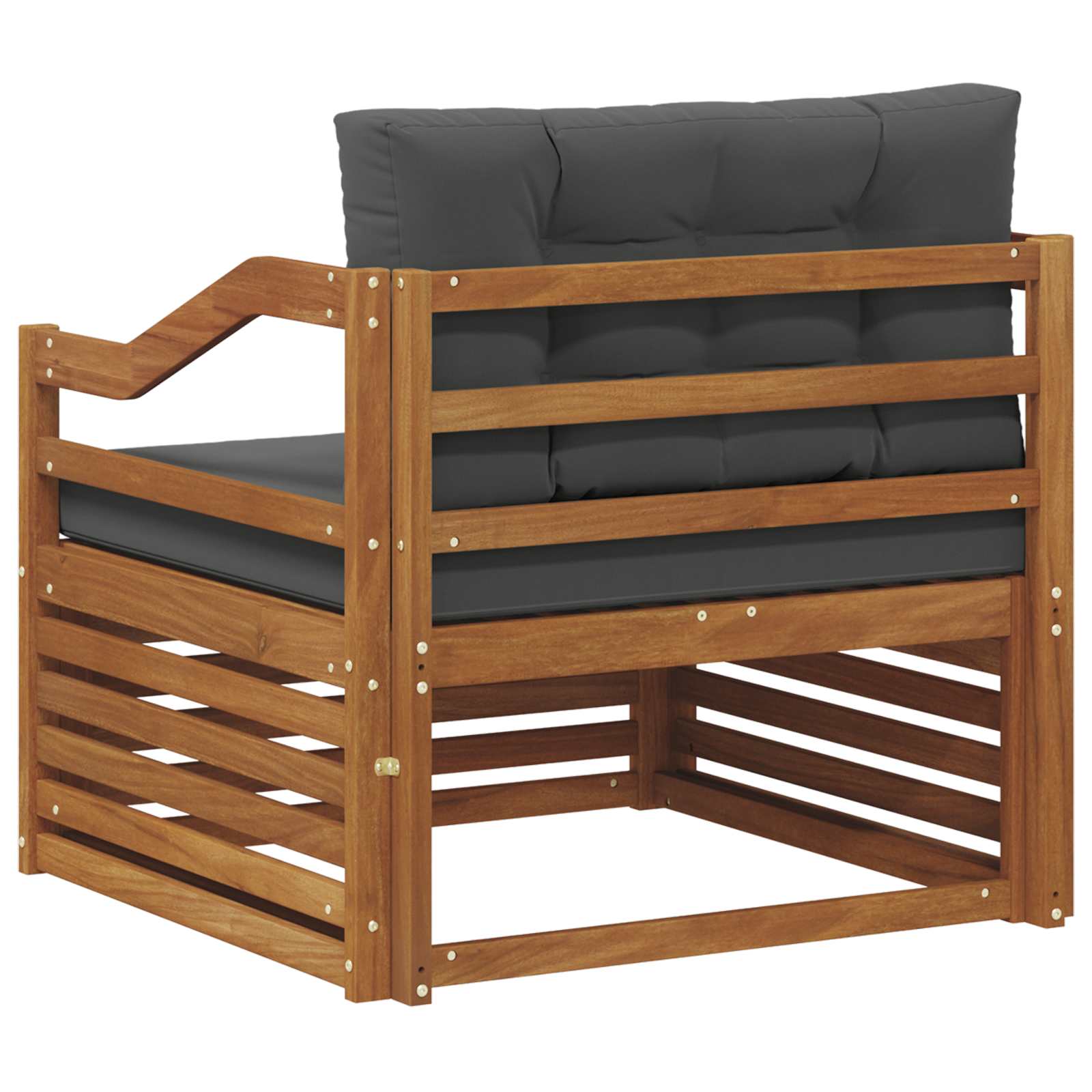 Set vanjskih sofa Čvrsto drvo akacije Prirodna