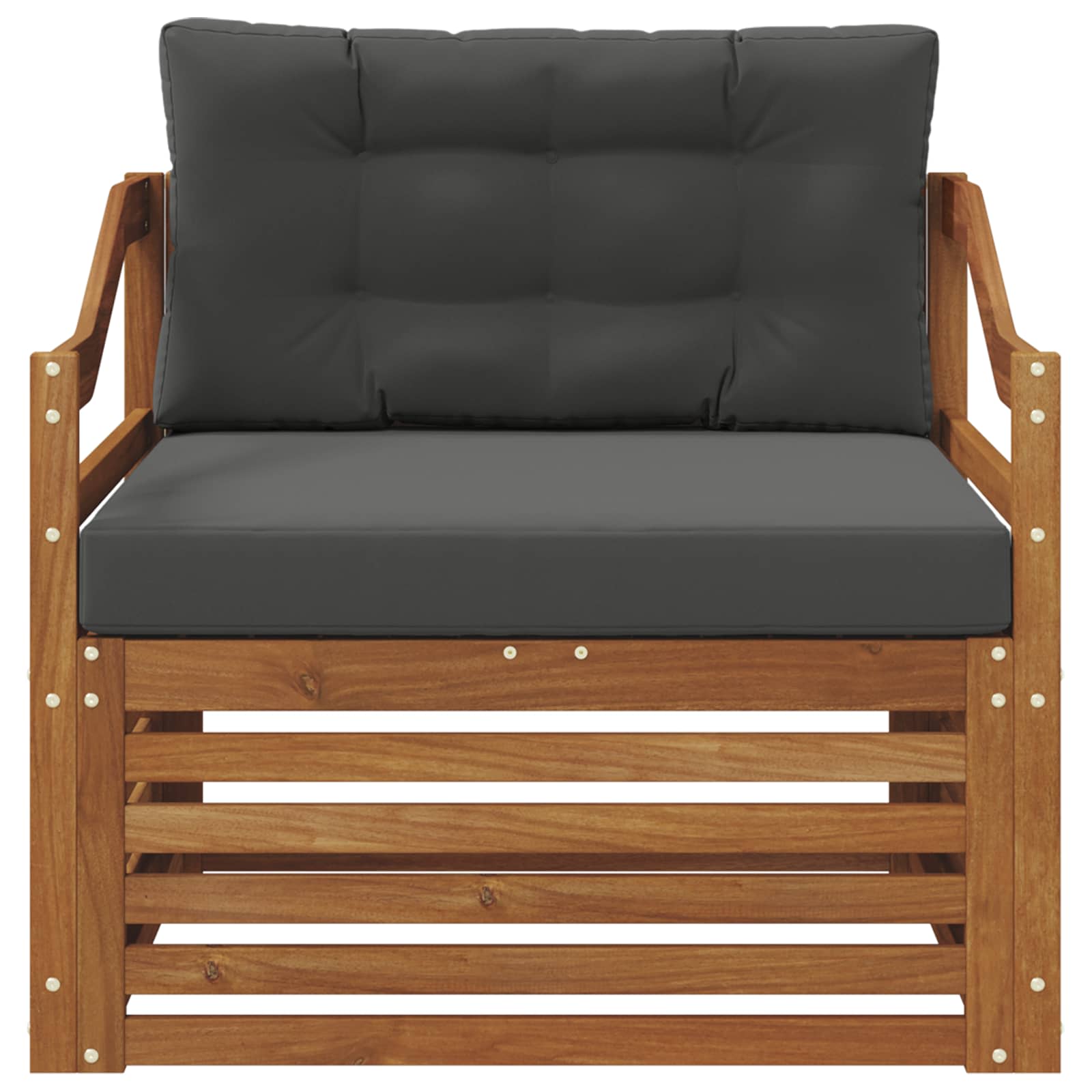 Set vanjskih sofa Čvrsto drvo akacije Prirodna