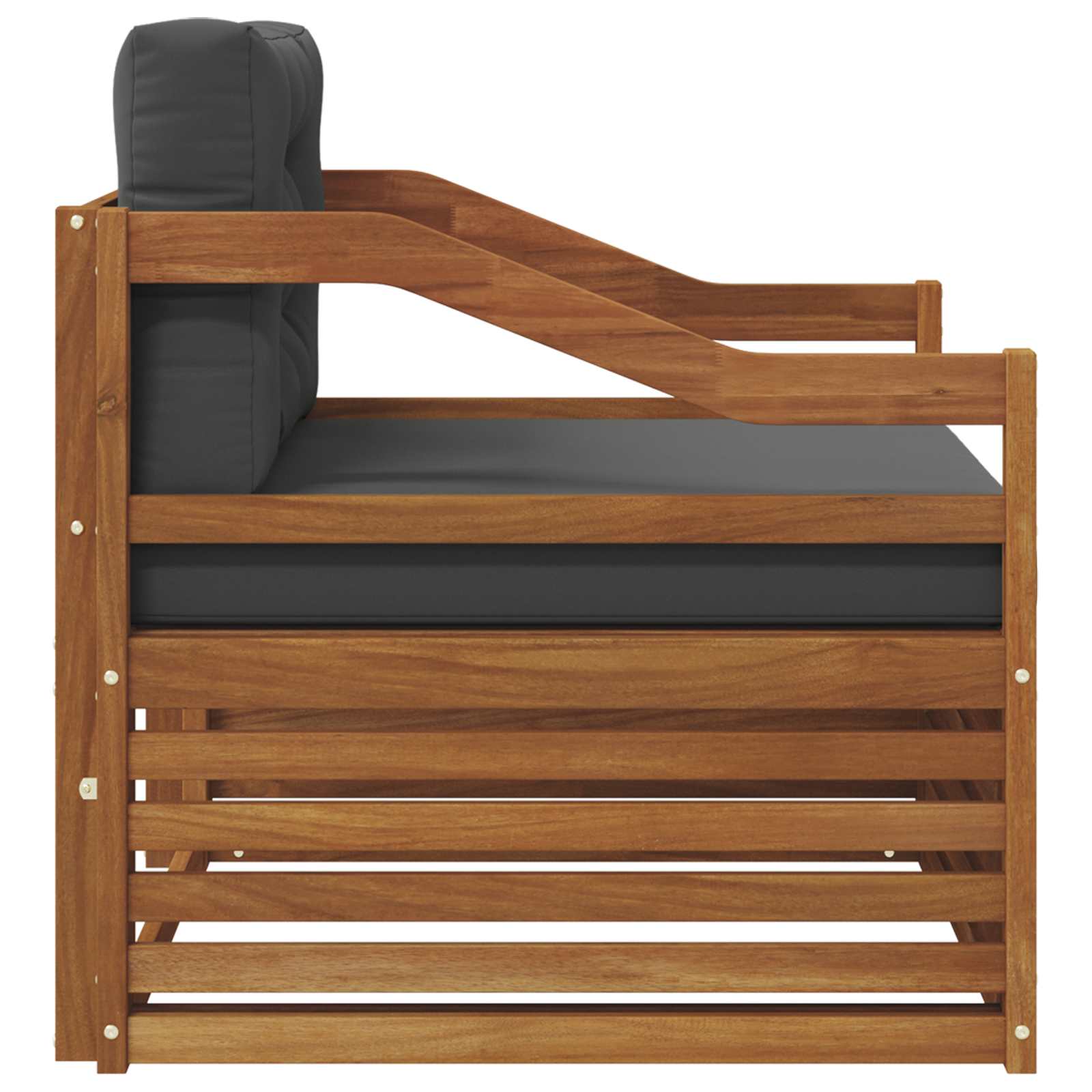 Set vanjskih sofa Čvrsto drvo akacije Prirodna