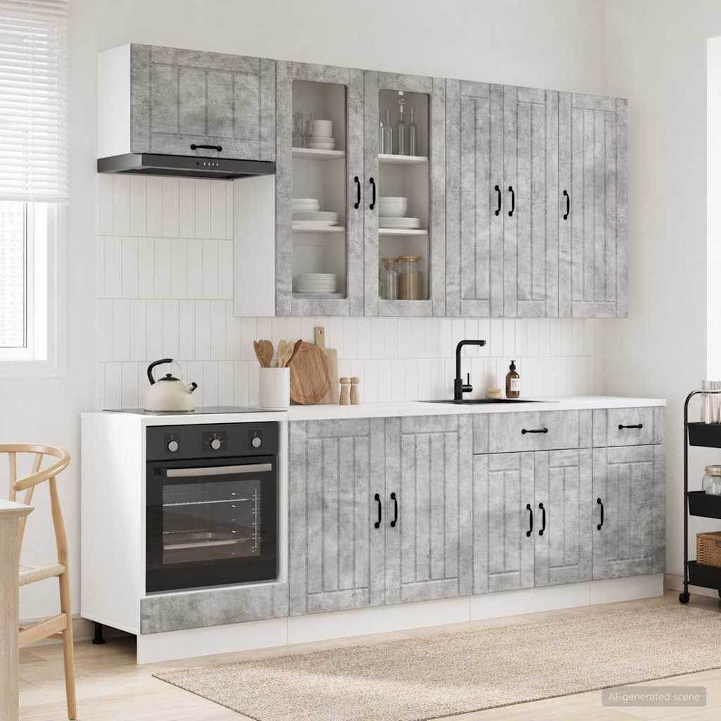 Kuhinjska jedinica LUCCA 8 pcs Konstruirano drvo