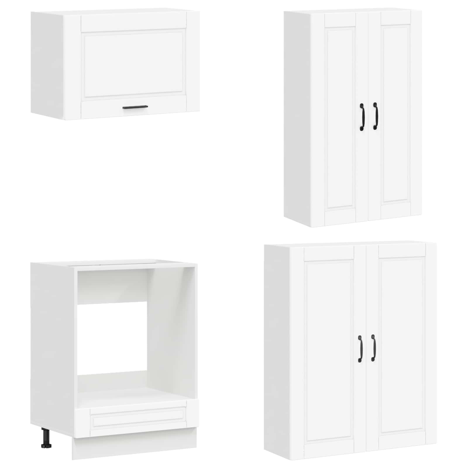 Kuhinjska jedinica PORTO 8 pcs Bijela Konstruirano drvo