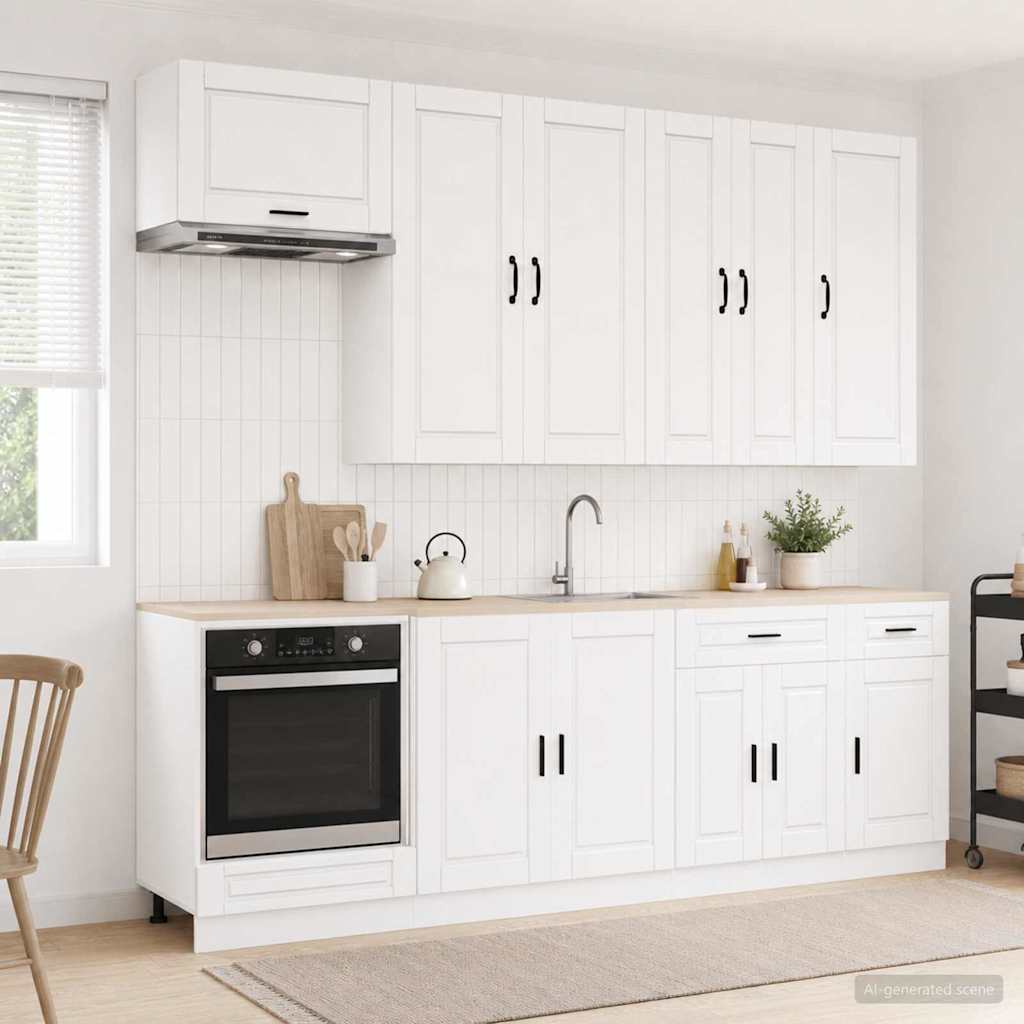 Kuhinjska jedinica PORTO 8 pcs Bijela visokog sjaja