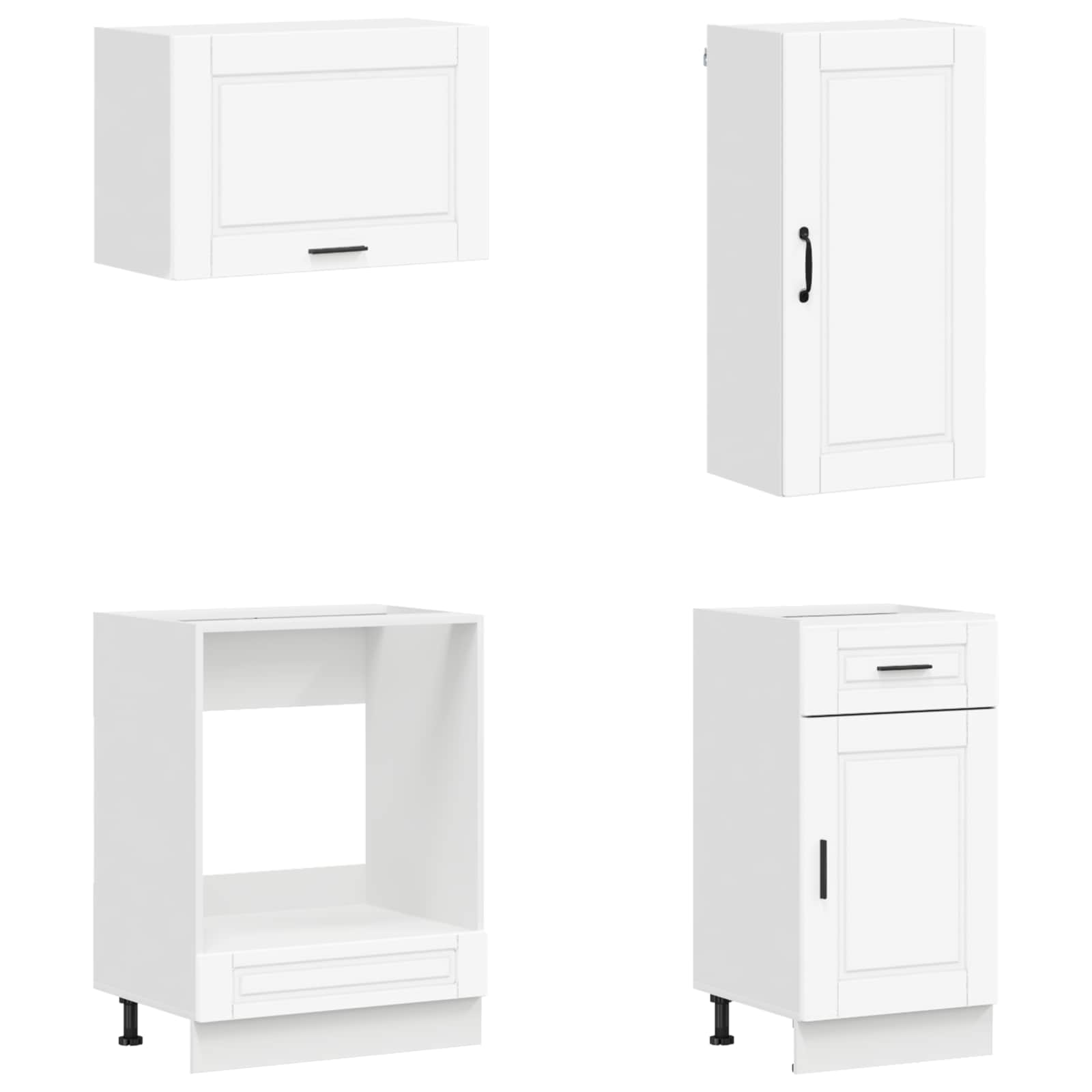 Kuhinjska jedinica PORTO 8 pcs Bijela Konstruirano drvo