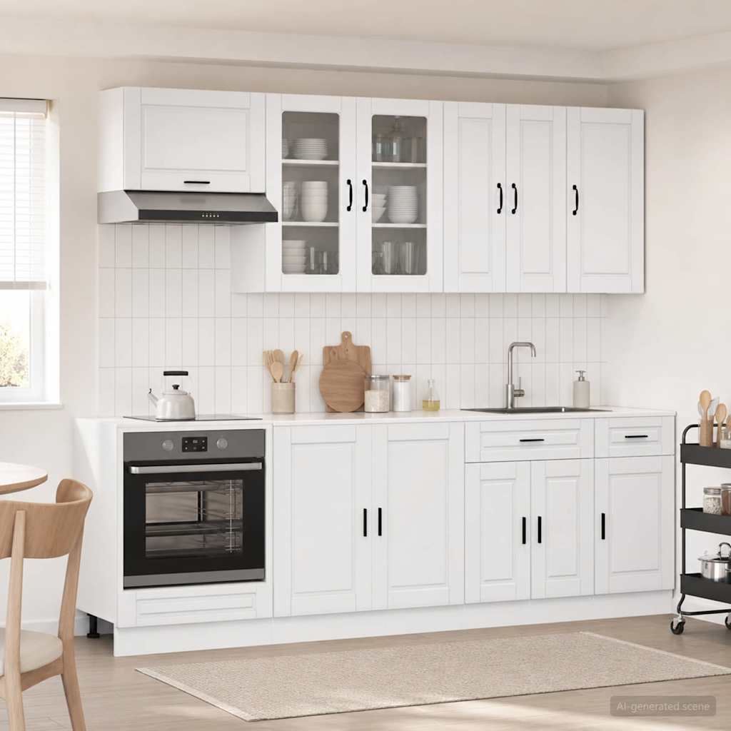 Kuhinjska jedinica PORTO 8 pcs Bijela visokog sjaja