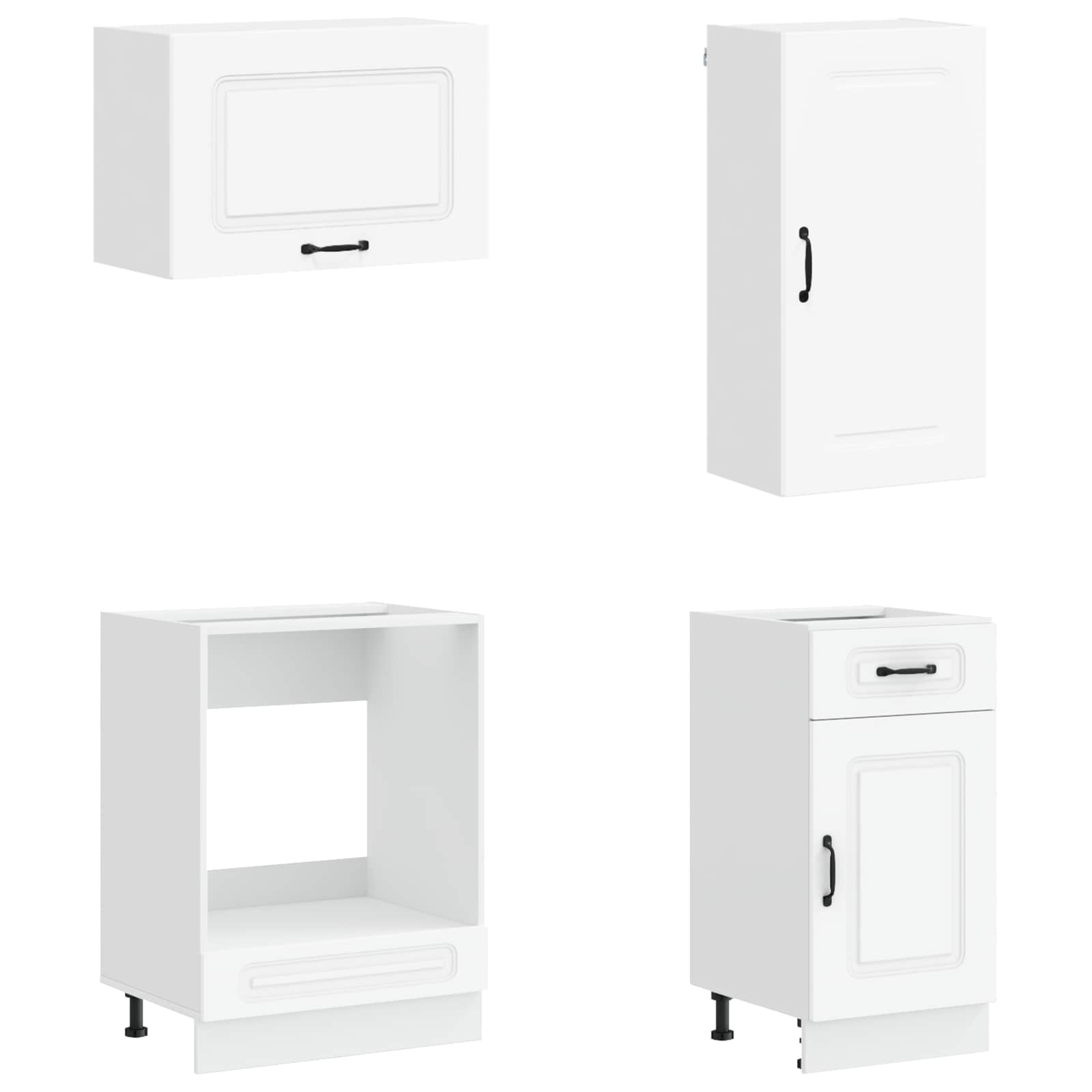Kuhinjska jedinica KALMAR 8 pcs Bijela Konstruirano drvo