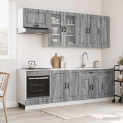 Kuhinjska jedinica KALMAR 8 pcs Siva Sonoma Konstruirano drvo
