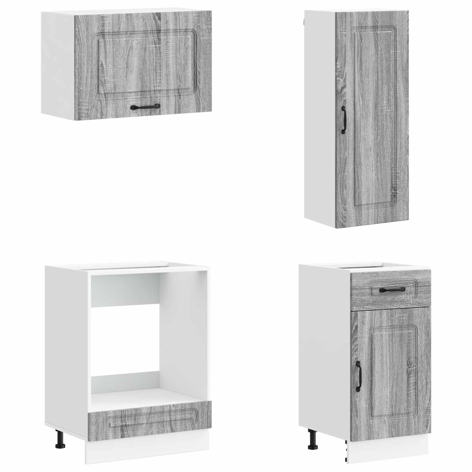 Kuhinjska jedinica KALMAR 8 pcs Siva Sonoma Konstruirano drvo