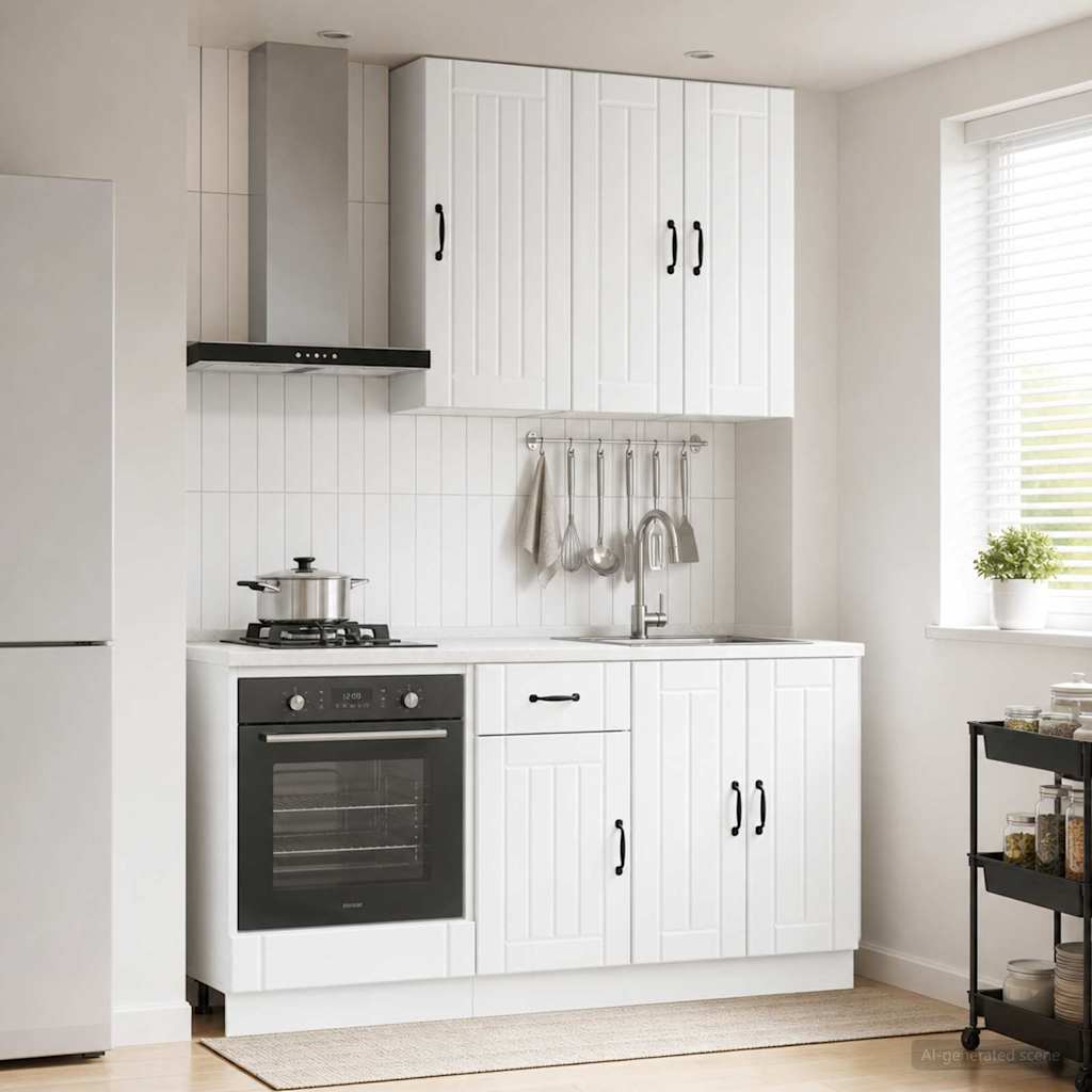 Kuhinjska jedinica LUCCA 5 pcs Bijela visokog sjaja