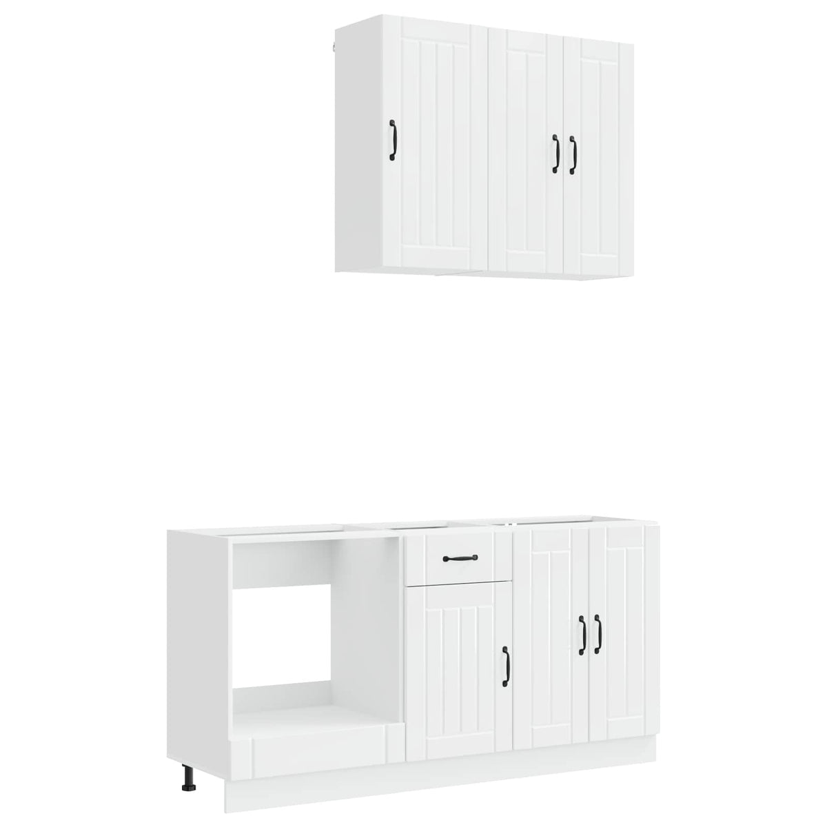 Kuhinjska jedinica LUCCA 5 pcs Bijela visokog sjaja
