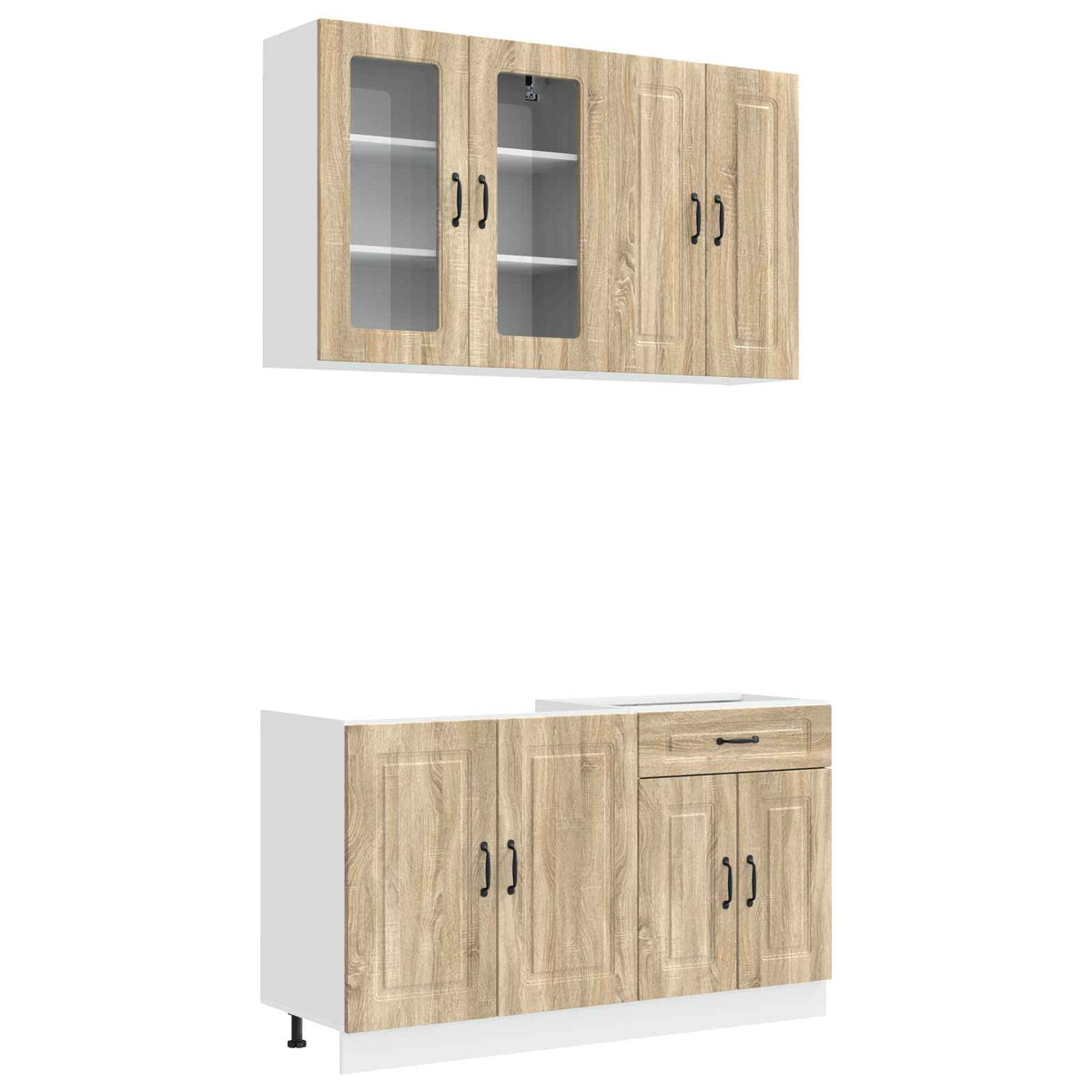 Kuhinjska jedinica KALMAR 4 pcs Hrast sonoma Konstruirano drvo