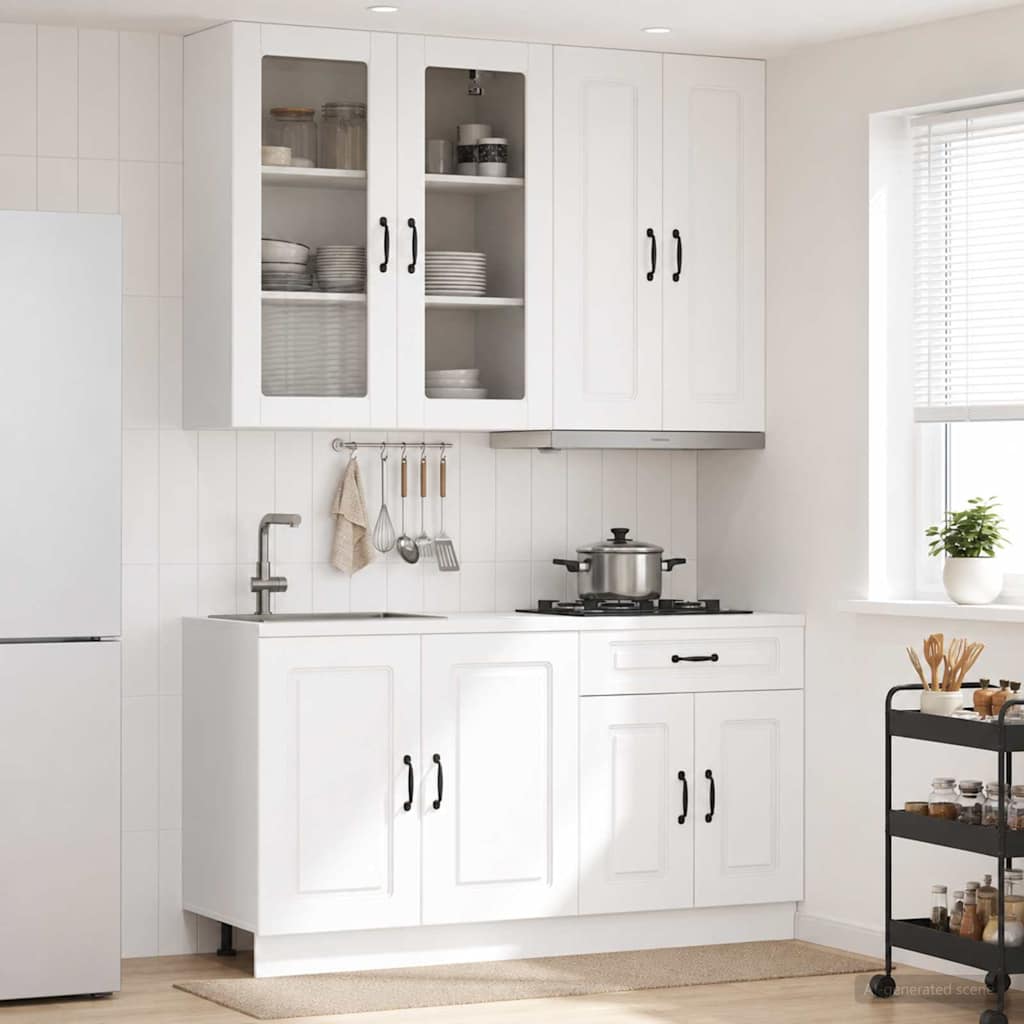 Kuhinjska jedinica KALMAR 4 pcs Bijela Konstruirano drvo