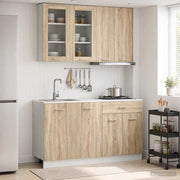Kuhinjska jedinica LYON 4 pcs Hrast sonoma Konstruirano drvo