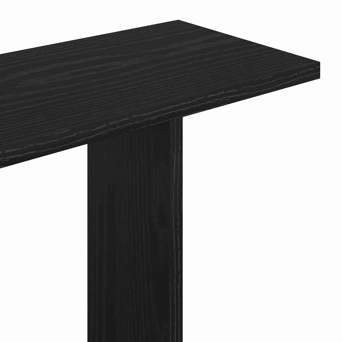 Polica zidna Crna 102 x 20 x 130 cm Konstruirano drvo