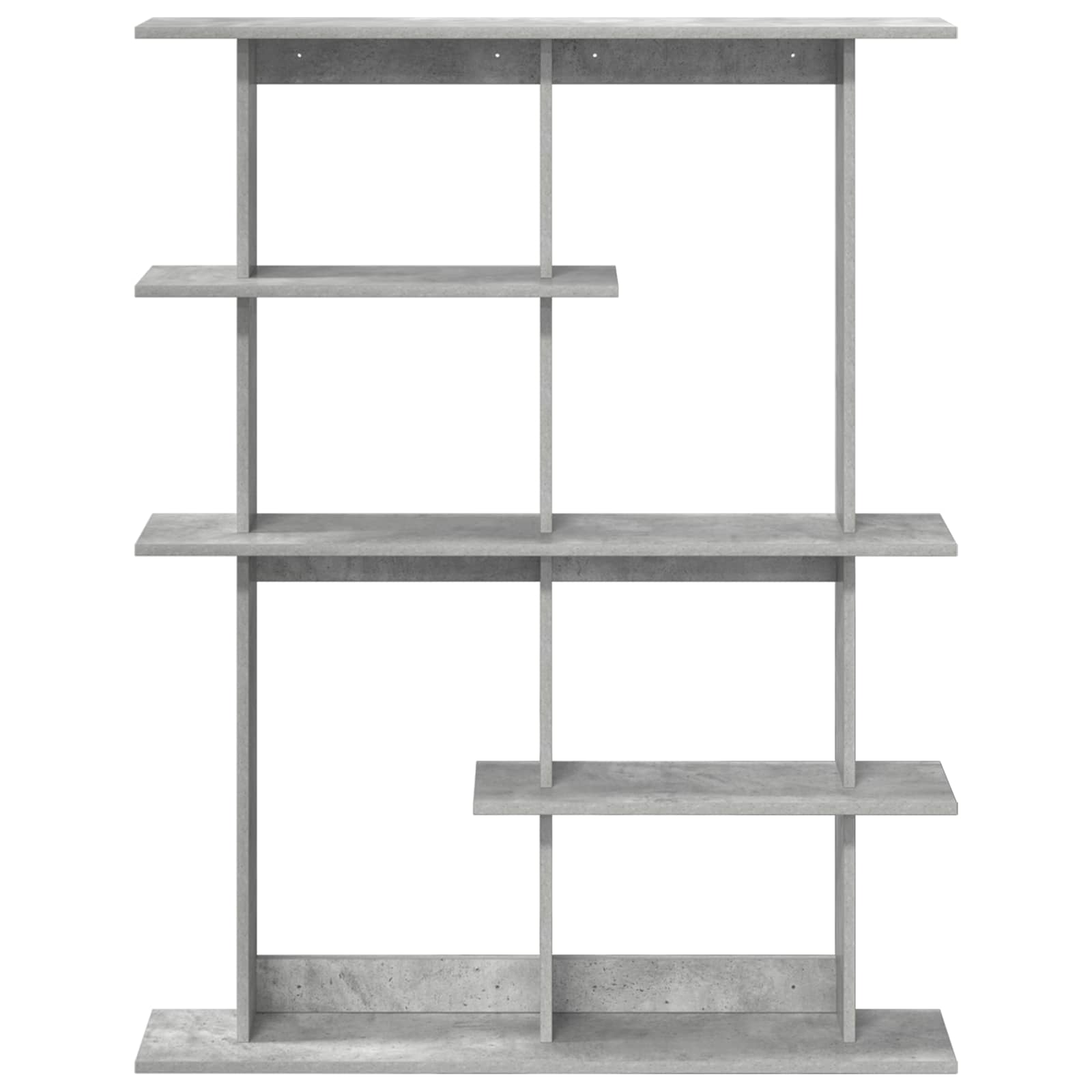 Polica zidna Siva 102 x 20 x 130 cm Konstruirano drvo